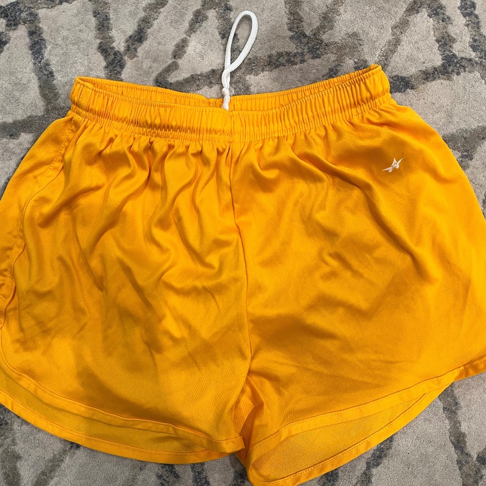 Alleson athletic shorts, gold color